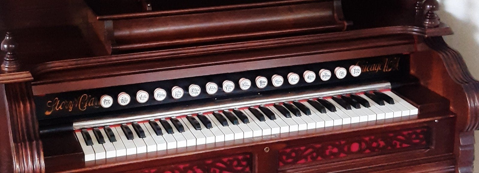 Antiek Harmonium / Reed Organ - Stijlvol orgel, Ophalen of Verzenden, Gebruikt, 1 klavier, Harmonium