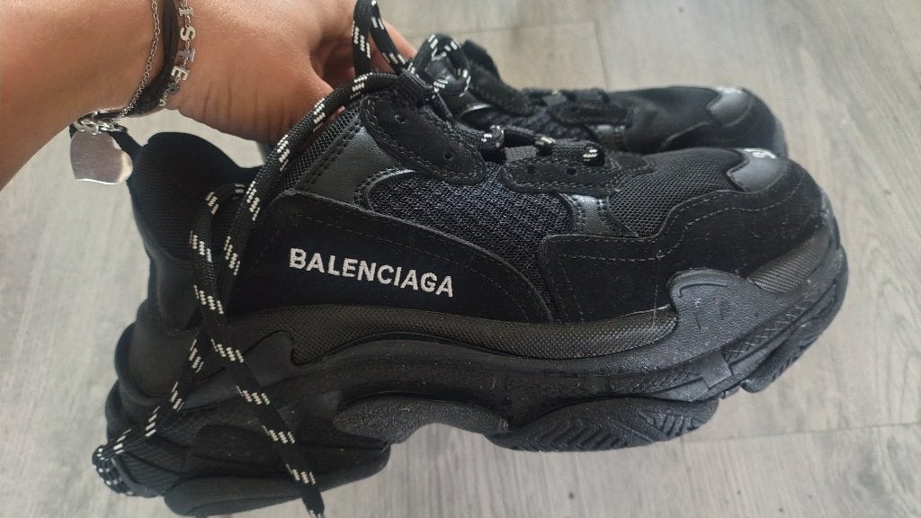Balenciaga triple s, Ophalen, Zwart, Sneakers of Gympen, Onbekend