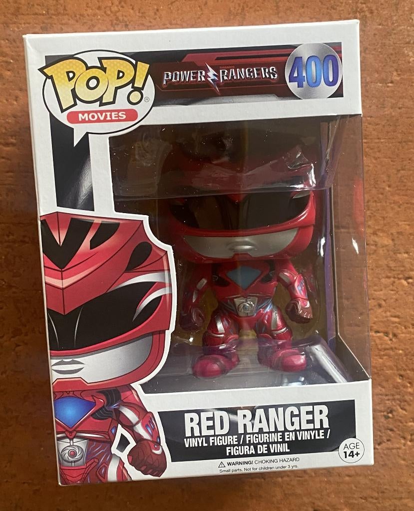 Funko pop movies - power rangers nr. 400 Red Ranger, Ophalen of Verzenden, Nieuw