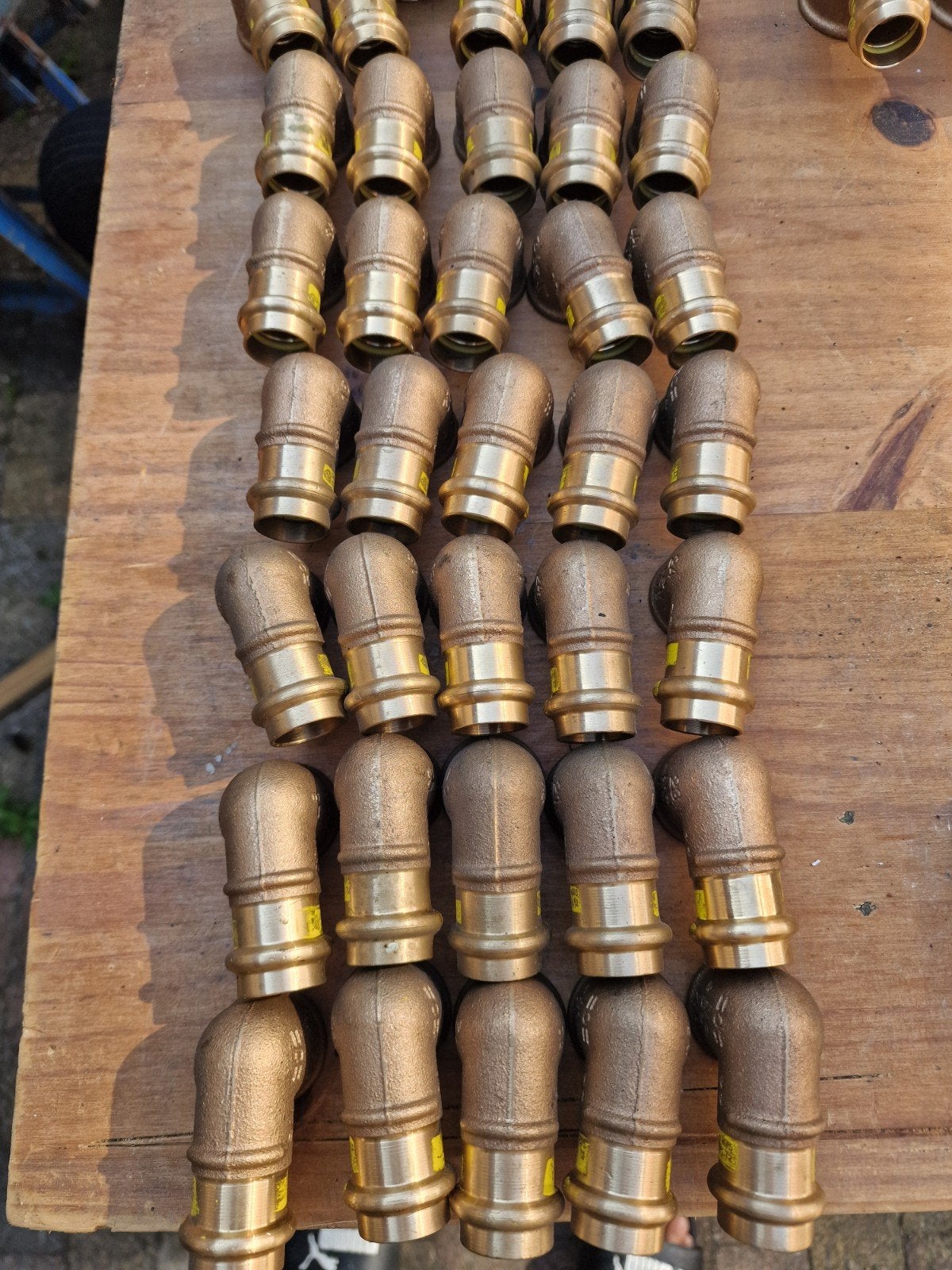Viega koperen bochten 3/4" - 22mm, Doe-het-zelf en Verbouw, Buizen en Afvoer, Ophalen of Verzenden, Overige materialen, Minder dan 2 meter