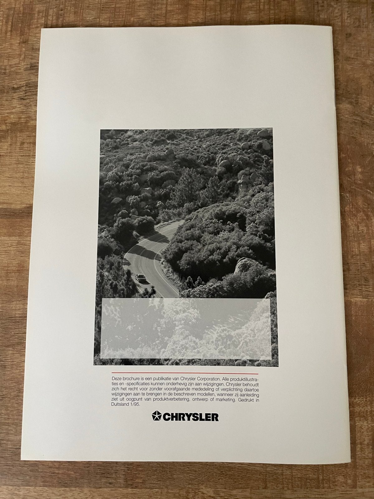 Chrysler Stratus Brochure - Origineel uit 1995, Ophalen of Verzenden, Zo goed als nieuw, Overige merken