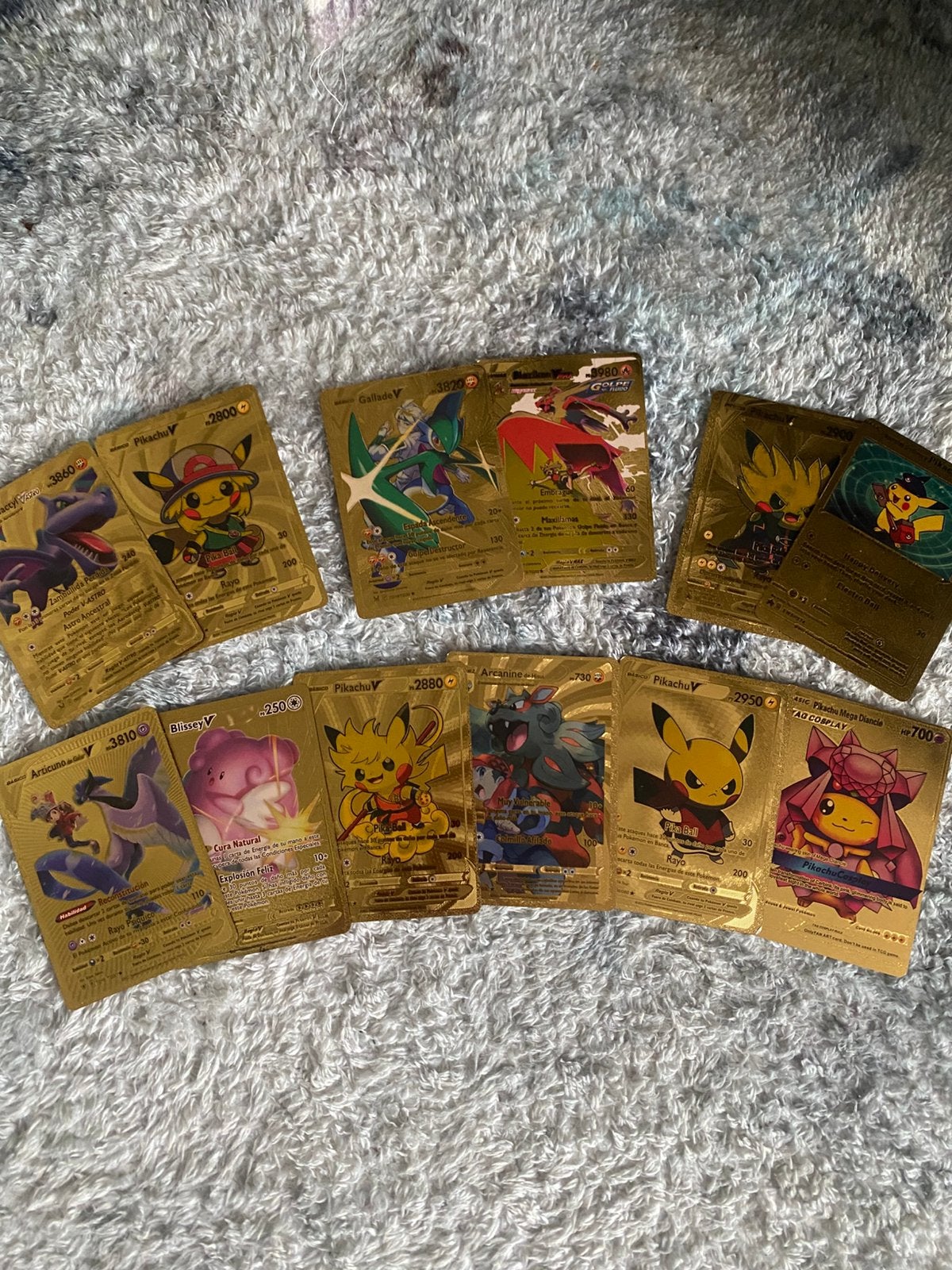 Gold pokemon set, Ophalen of Verzenden