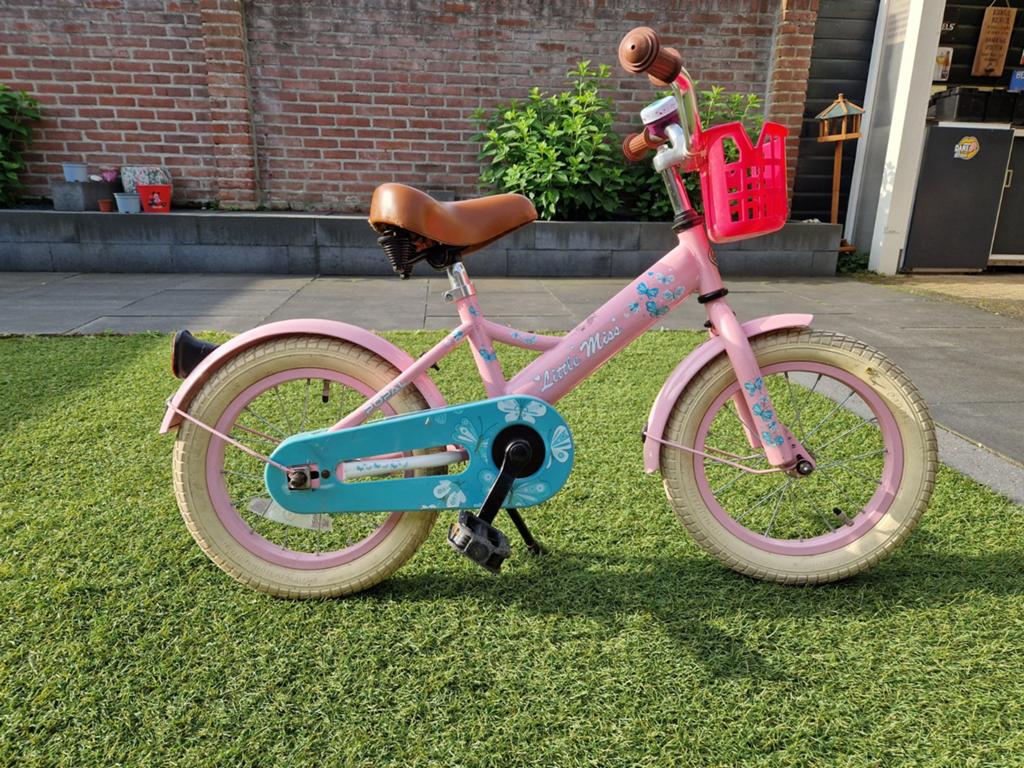 Kinderfiets 12 inch (Little Miss), Ophalen, Terugtraprem, Gebruikt, Little Miss