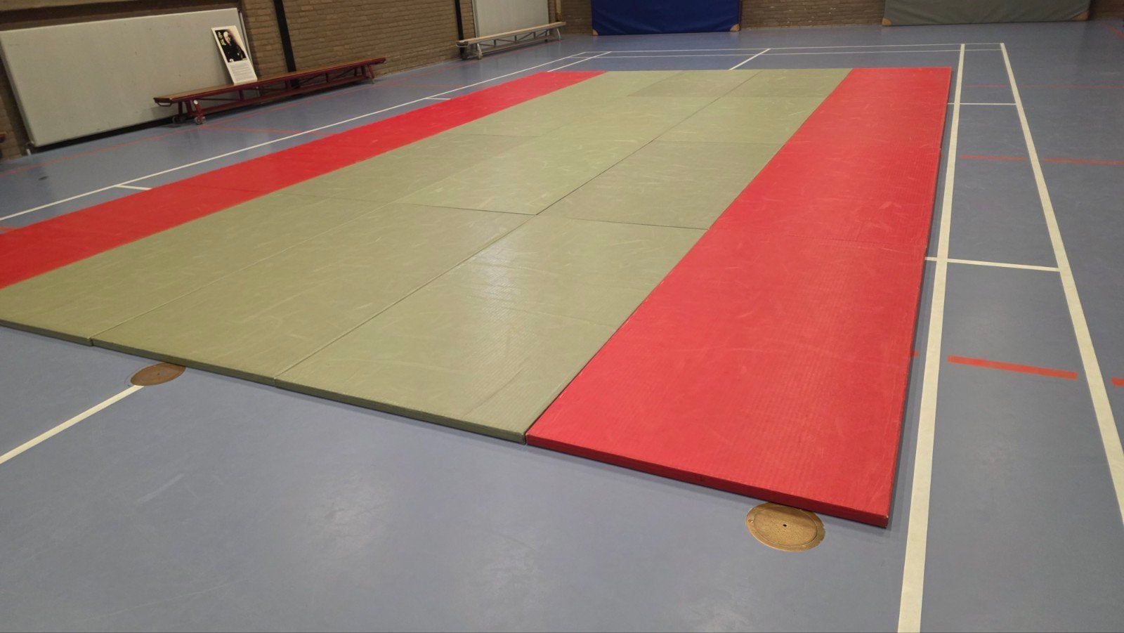 Vechtsportmatten (Judo/Karate) met optionele kar, Maat XL, Ophalen, Gebruikt, Judo