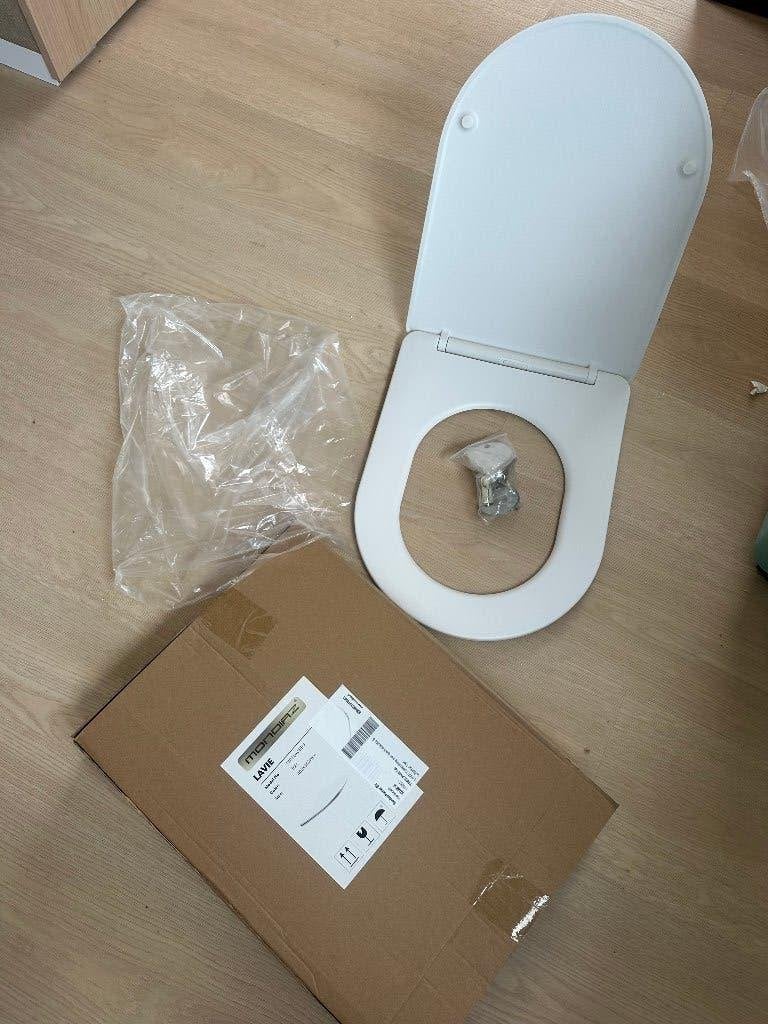 WC zitting + deksel nieuw Mondiaz Lavie, Ophalen, Nieuw, Toilet