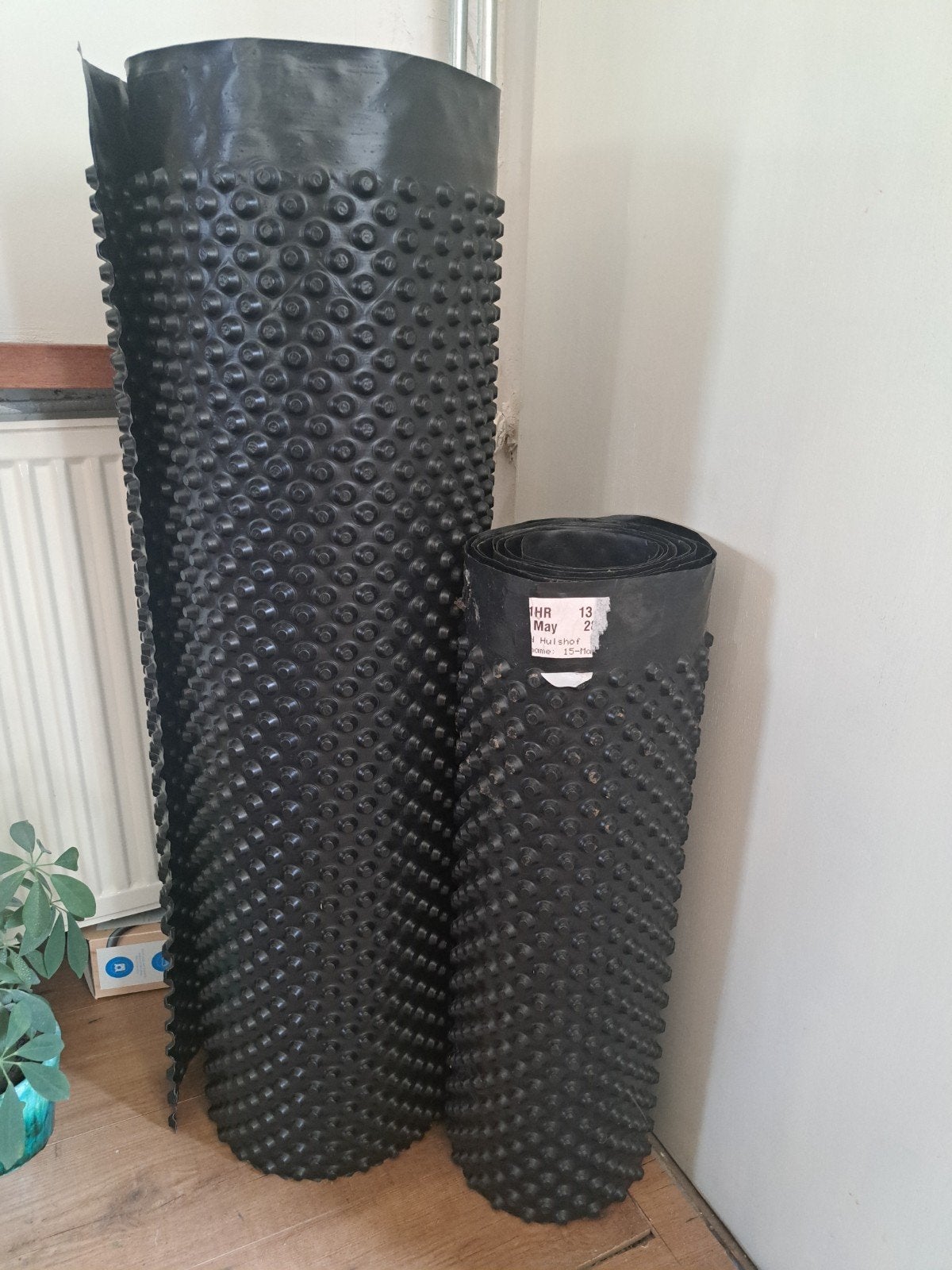 Noppenfolie Vendrig - 2 rollen (1m x 17m & 3m x 66cm), Ophalen, Overige materialen, Minder dan 4 cm, 15 m² of meer