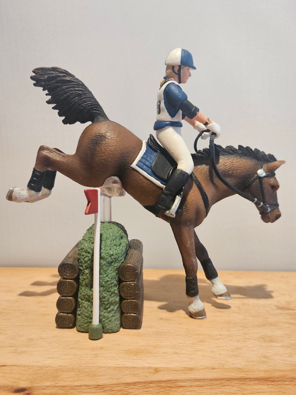 Schleich 42047 Eventingset (2), Ophalen of Verzenden, Zo goed als nieuw, Paard, Beeldje of Figuurtje