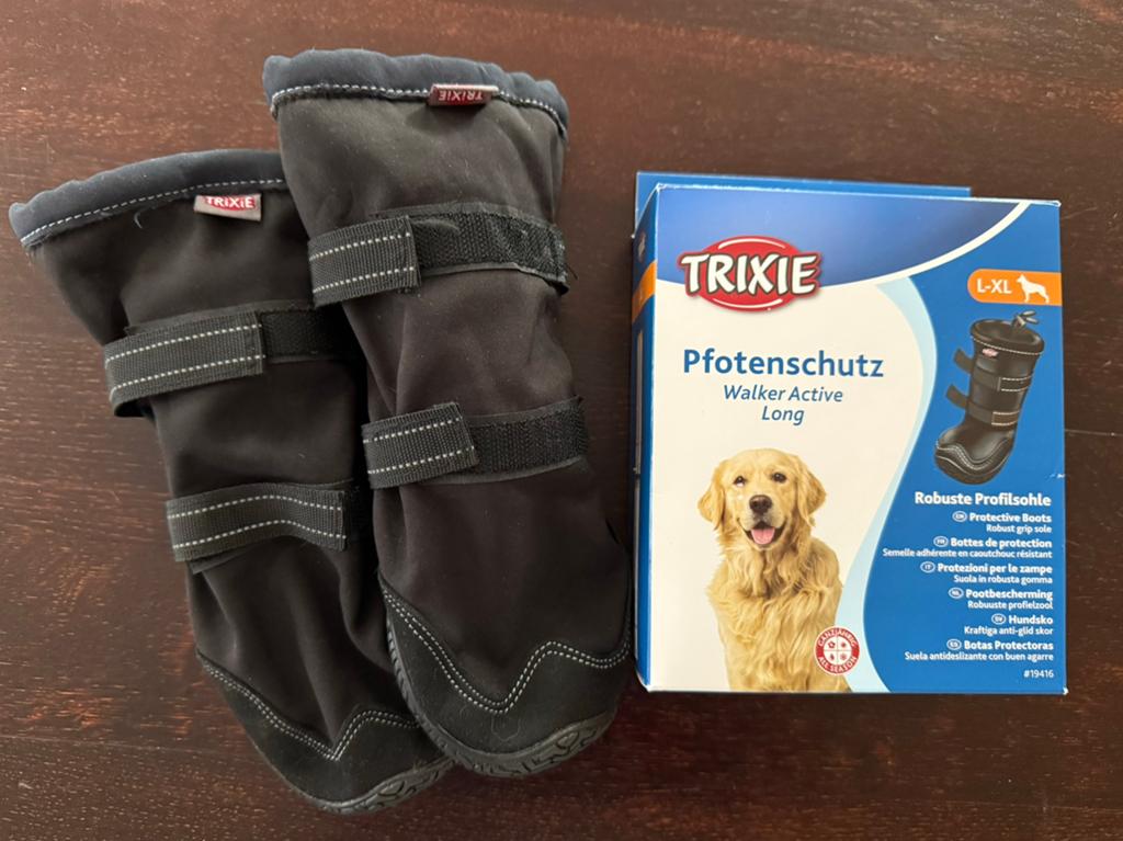 Trixie | pootbeschermer Walker Active Long XL zwart 2 stuks, Ophalen of Verzenden, Nieuw