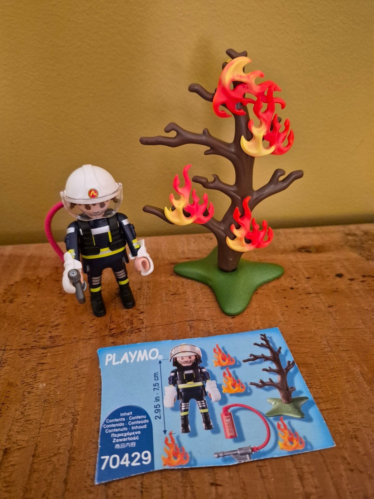 Playmobil Brandweerman met brandende boom (70429), Kinderen en Baby's, Speelgoed | Playmobil, Ophalen of Verzenden, Zo goed als nieuw