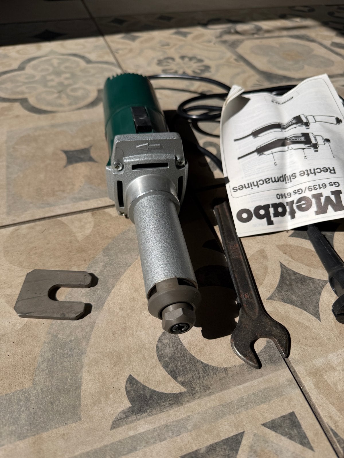 Metabo Rechte Slijpmachine GS 6139/GS 6140, Ophalen of Verzenden, Zo goed als nieuw, Minder dan 700 watt, Rechte handslijpmachine