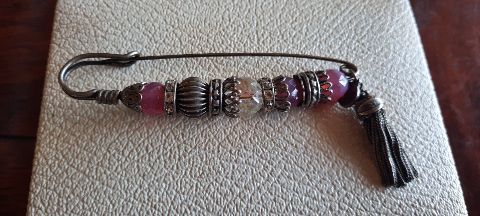 Vintage Gas Bijoux broche., Ophalen of Verzenden, Overige materialen