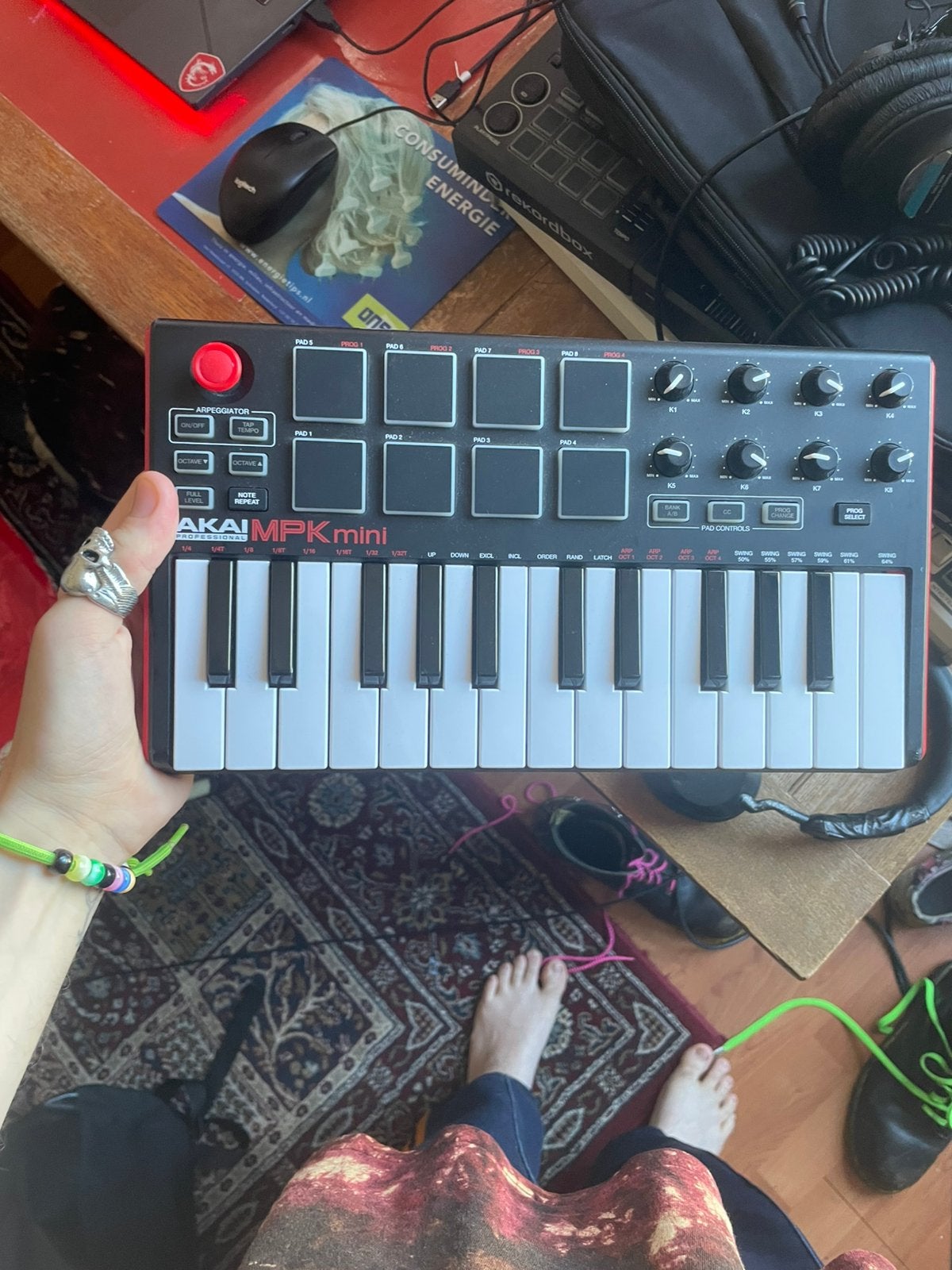 Akai mpk mini, Muziek en Instrumenten, Ophalen, Zo goed als nieuw
