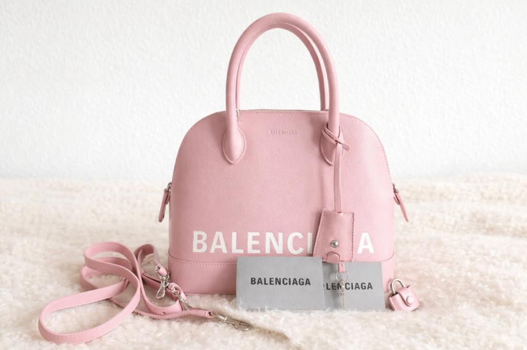 Balenciaga - Ville top handle leather handbag, Sieraden, Tassen en Uiterlijk, Tassen | Damestassen, Verzenden, Gebruikt, Roze