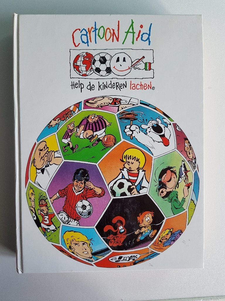 Cartoon Aid 1990, goede staat, Boeken, Eén stripboek, Ophalen of Verzenden, Zo goed als nieuw