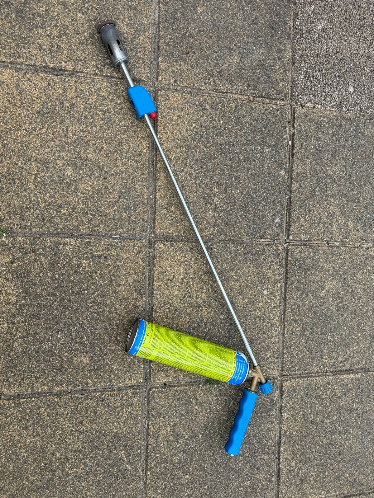 Onkruidbrander met gasfles, Ophalen of Verzenden, Gebruikt