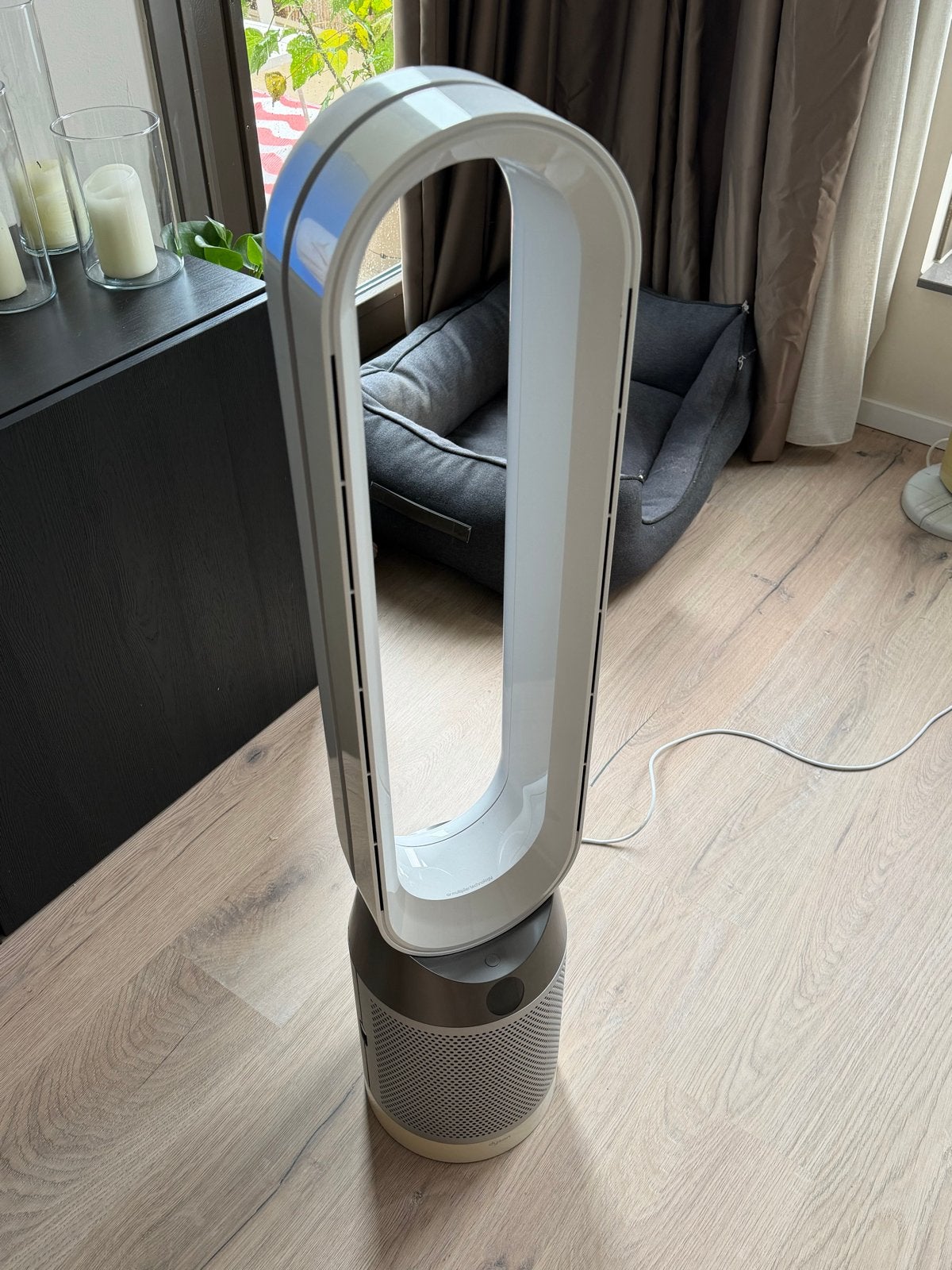 Dyson TP04 Luchtreiniger en Ventilator, Ophalen, Ventilator met afstandsbediening, Zo goed als nieuw, Torenventilator