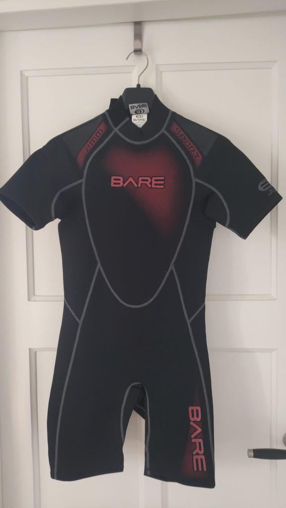 Bare Sport duikpak Shorty 2mm, heren mt S, Ophalen of Verzenden, Nieuw, Duikpak