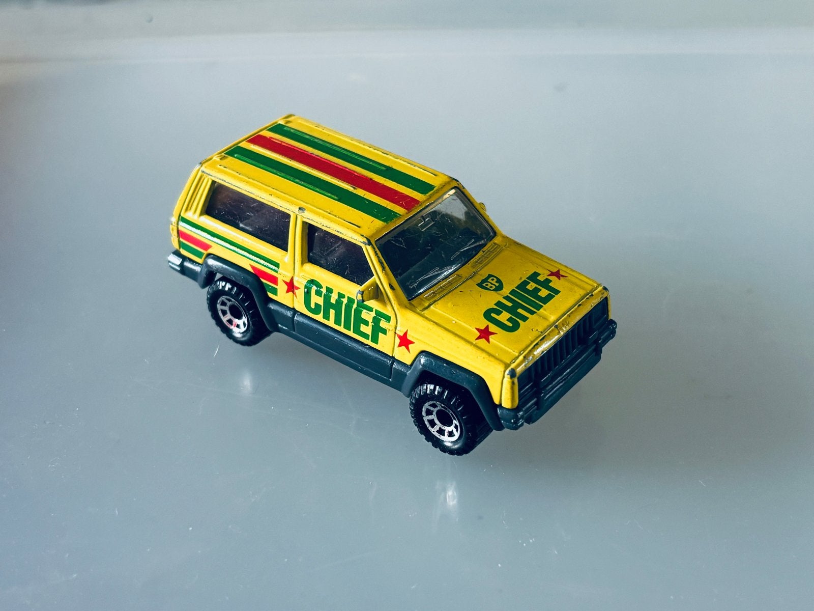 Matchbox Jeep Cherokee 'Chief' (Made in Macau), Ophalen of Verzenden, Gebruikt