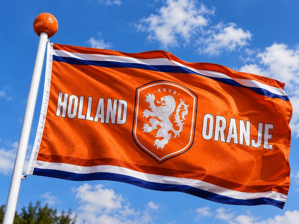 Voetbal Vlaggenstok / knop - leuke voor het EK / WK, Ophalen of Verzenden, Nieuw