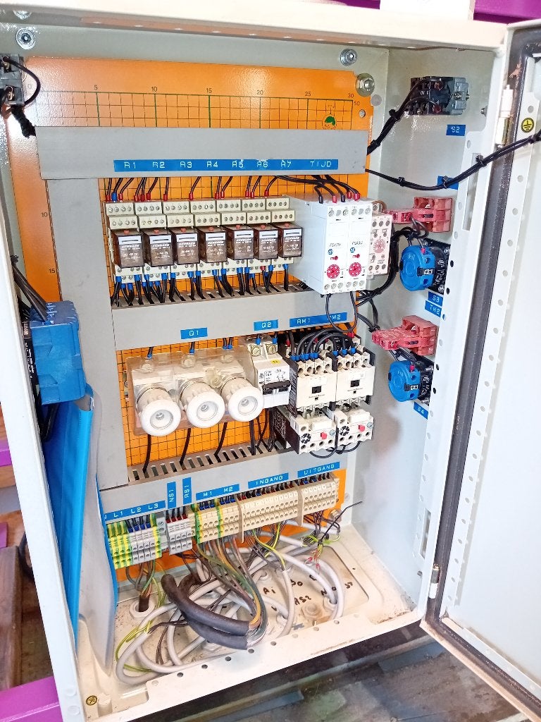 Schakelkast Besturingskast voor twee 400volt motoren, Doe-het-zelf en Verbouw, Ophalen of Verzenden, Zo goed als nieuw, Overige typen