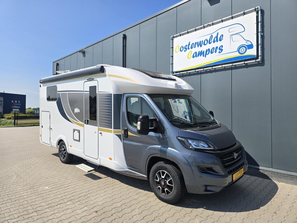 Bürstner Lyseo T690 G Lengte Bedden Hefbed 2x Airco Trekhaa, Caravans en Kamperen, Ringverwarming, Fiat, 6 tot 7 meter, Bedrijf