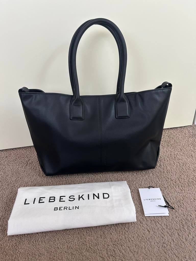 Liebeskind Berlin Chelsea shopper M zwart, Ophalen of Verzenden, Nieuw, Zwart, Shopper
