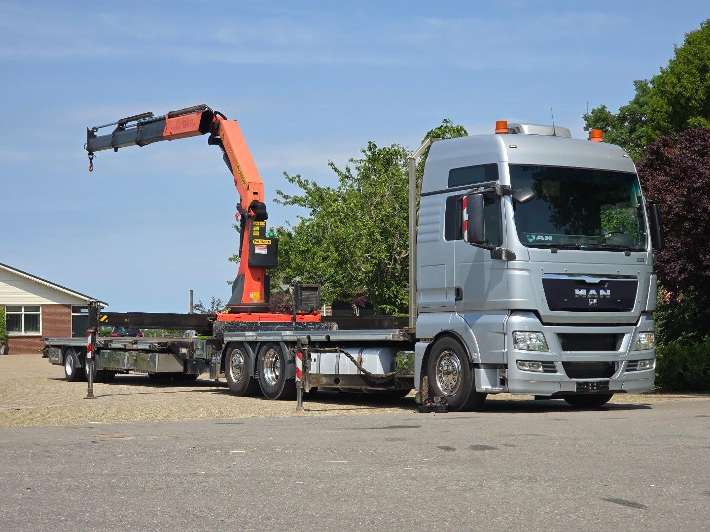 MAN TGX 26.400 PALFINGER 34TM! TOP!DUITSE AUTO! DK1231, Auto's, Vrachtwagens, Euro 5, MAN, Trekhaak, Bedrijf