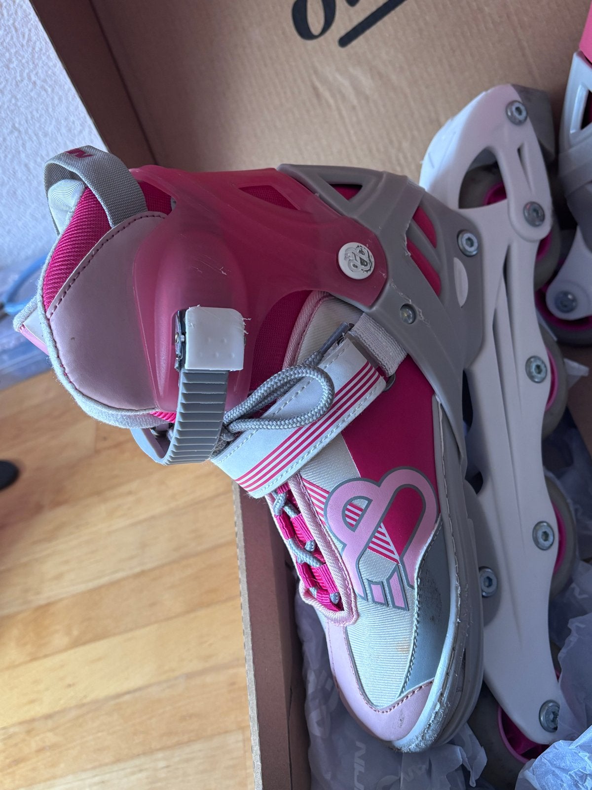 Nijdam verstelbare inline/ijsschaats combo (33-36), Overige merken, Kinderen, Ophalen of Verzenden, Inline skates 4 wielen