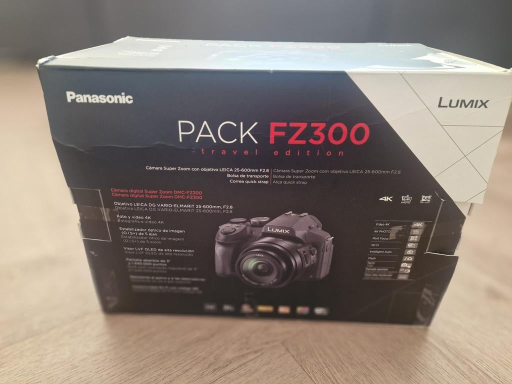 Panasonic Lumix DMC-FZ300 Bridgecamera - Perfect voor Reizen, Audio, Tv en Foto, Fotocamera's Digitaal, Ophalen of Verzenden
