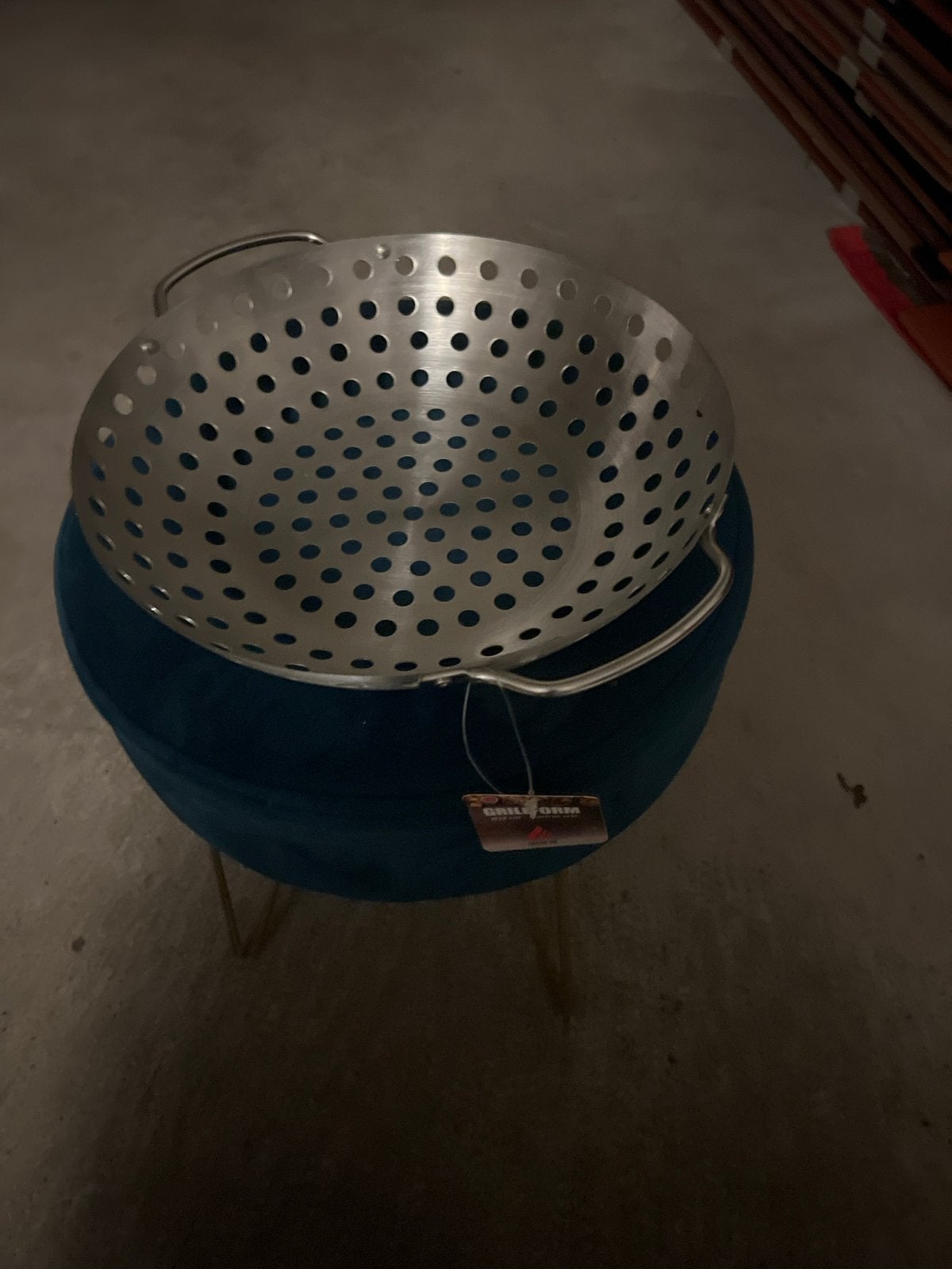 Grillform BBQ Wokpan Ø28 cm - Roestvrij Staal, Ophalen of Verzenden, Nieuw