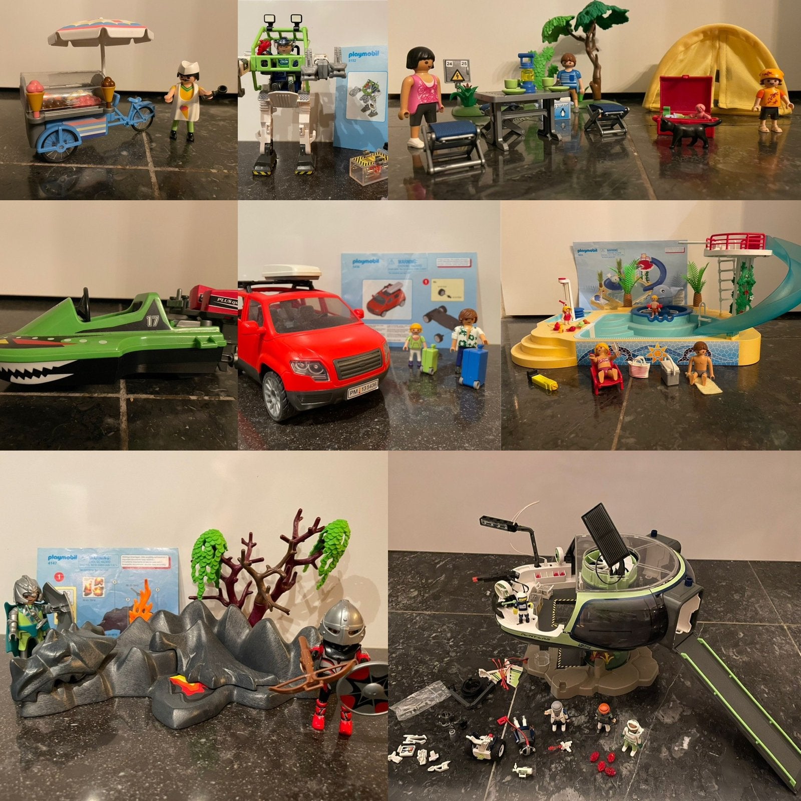 15 Playmobil sets - Losse verkoop of één koop = Goedkoop !!!, Ophalen of Verzenden, Gebruikt, Complete set