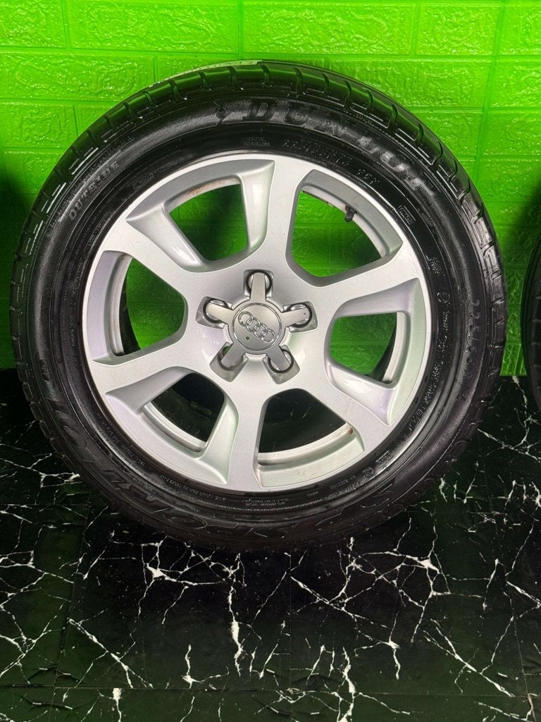 Originele Audi A4 S4 velgen 16" 5x112 zomerset 6mm caddy, Niet ingevuld, Gebruikt, 16 inch, Banden en Velgen