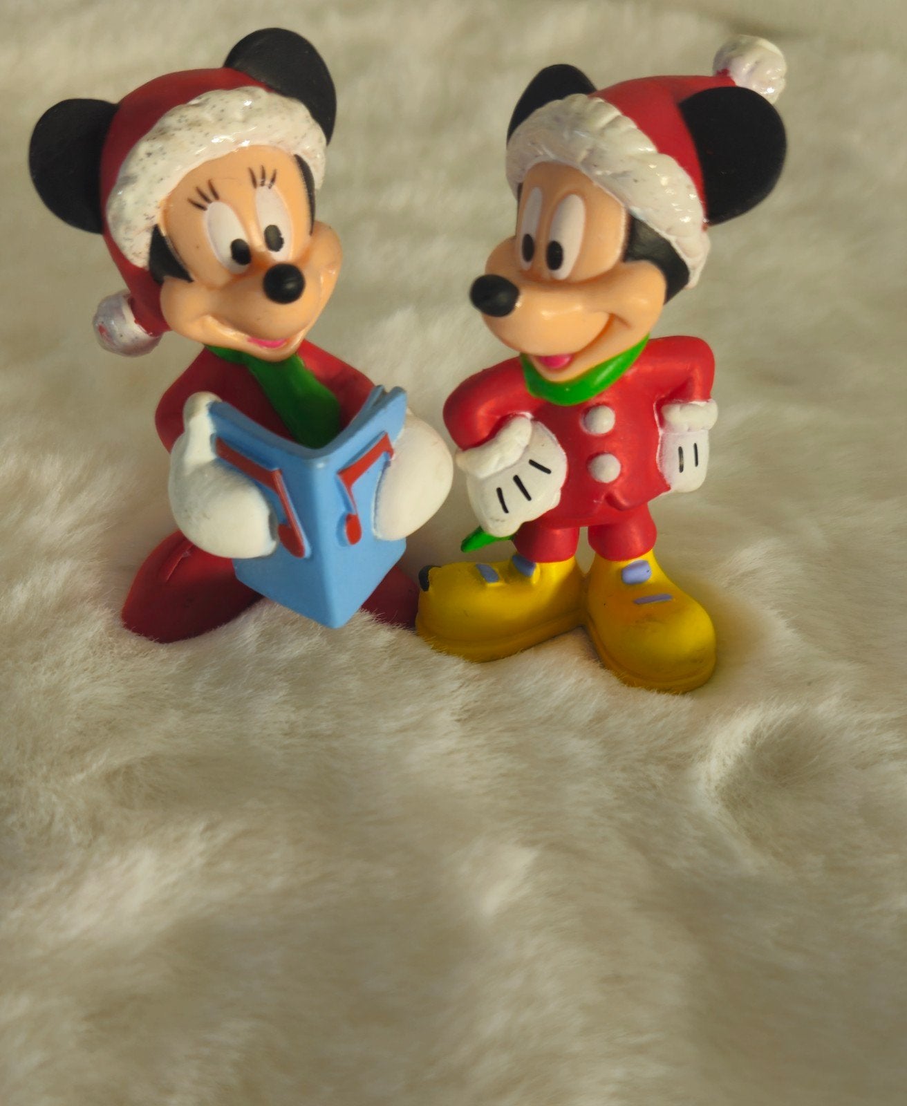 Disney Mickey en Minnie Mouse Kerst Figuren, Ophalen of Verzenden, Zo goed als nieuw