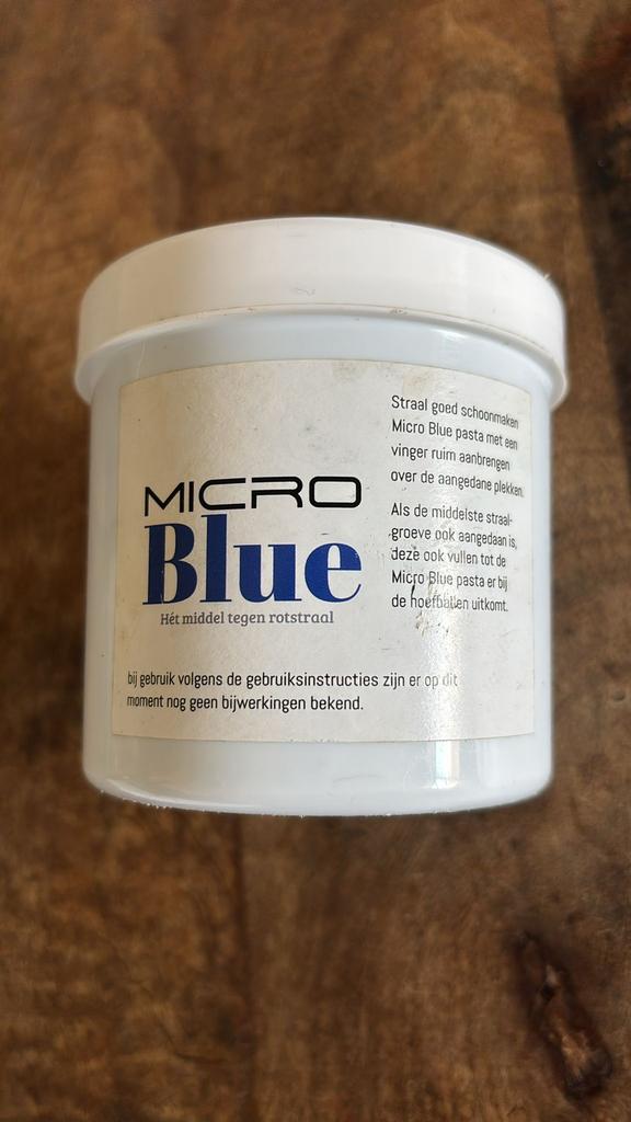 Microblue pot tegen rotstraal, Dieren en Toebehoren, Paarden en Pony's | Verzorgingsproducten, Ophalen of Verzenden, Gebruikt