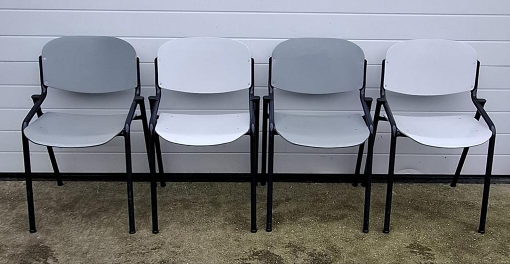 59 x Eromes schoolstoelen kantine stoelen horeca zaal cafe, Ophalen of Verzenden, Zo goed als nieuw, Vijf, Zes of meer stoelen