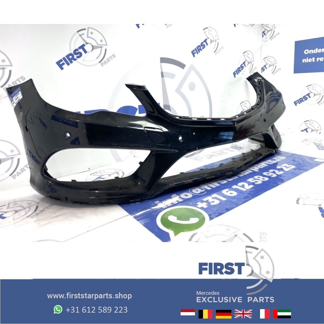 W207 BUMPER A2078857825 FACELIFT AMG VOORBUMPER Mercedes E K, Gebruikt, -, Voor, Ophalen of Verzenden