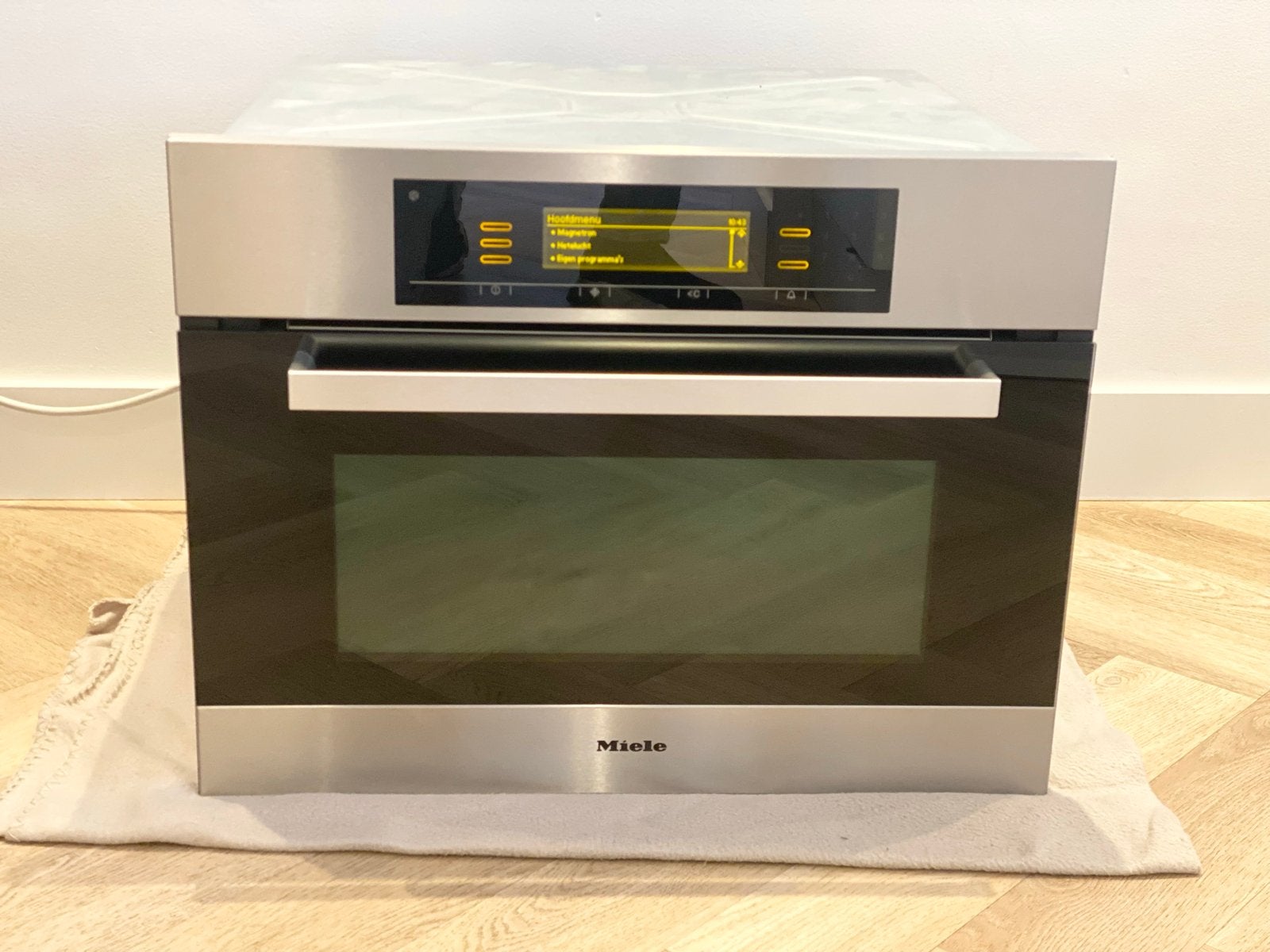 Miele H5080BM Combi-oven/Magnetron -, 45 tot 50 cm, Bella, Hete lucht, Ophalen of Verzenden