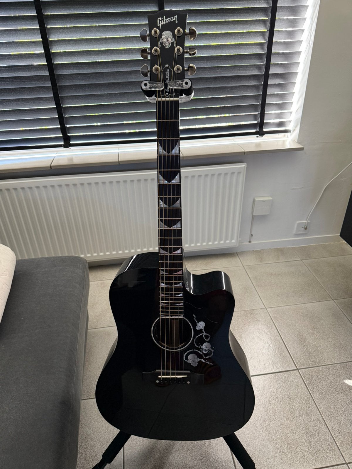 Gibson artist model Dave Mustaine, Muziek en Instrumenten, Ophalen, Zo goed als nieuw, Western- of Steelstringgitaar