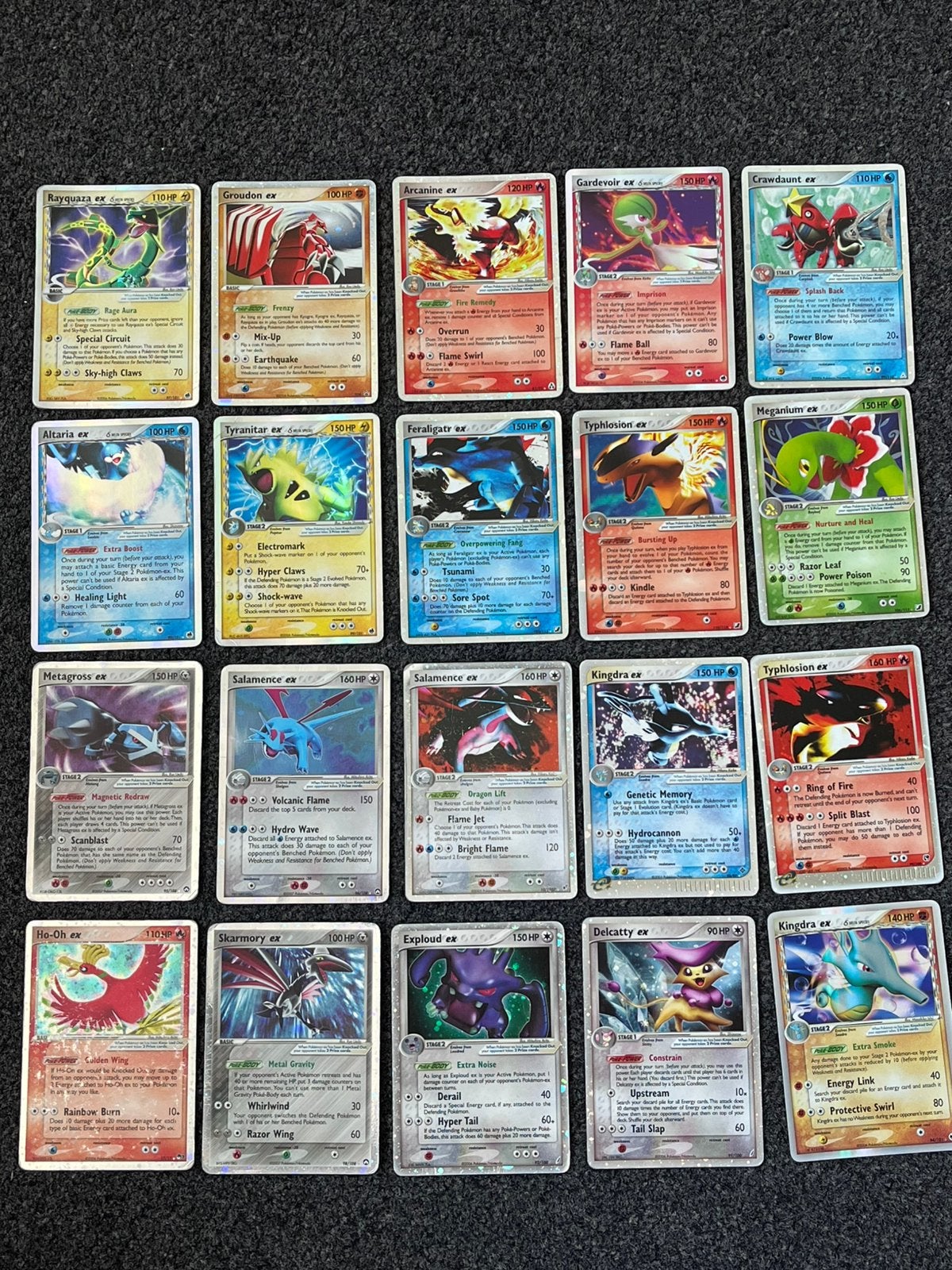 Pokémon 20x oude EX kaarten 2003-2007 series, Ophalen of Verzenden, Zo goed als nieuw, Meerdere kaarten, Foil