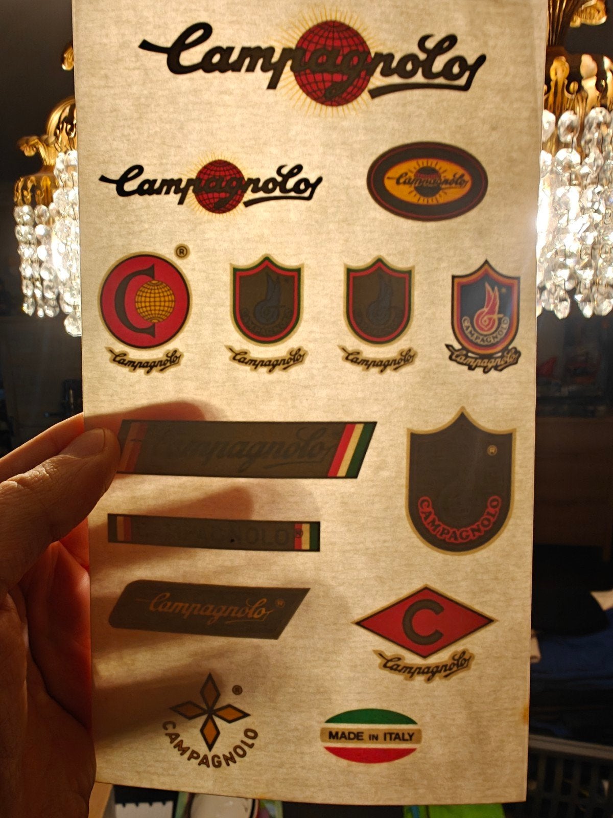 Nos campagnolo decals, Ophalen of Verzenden