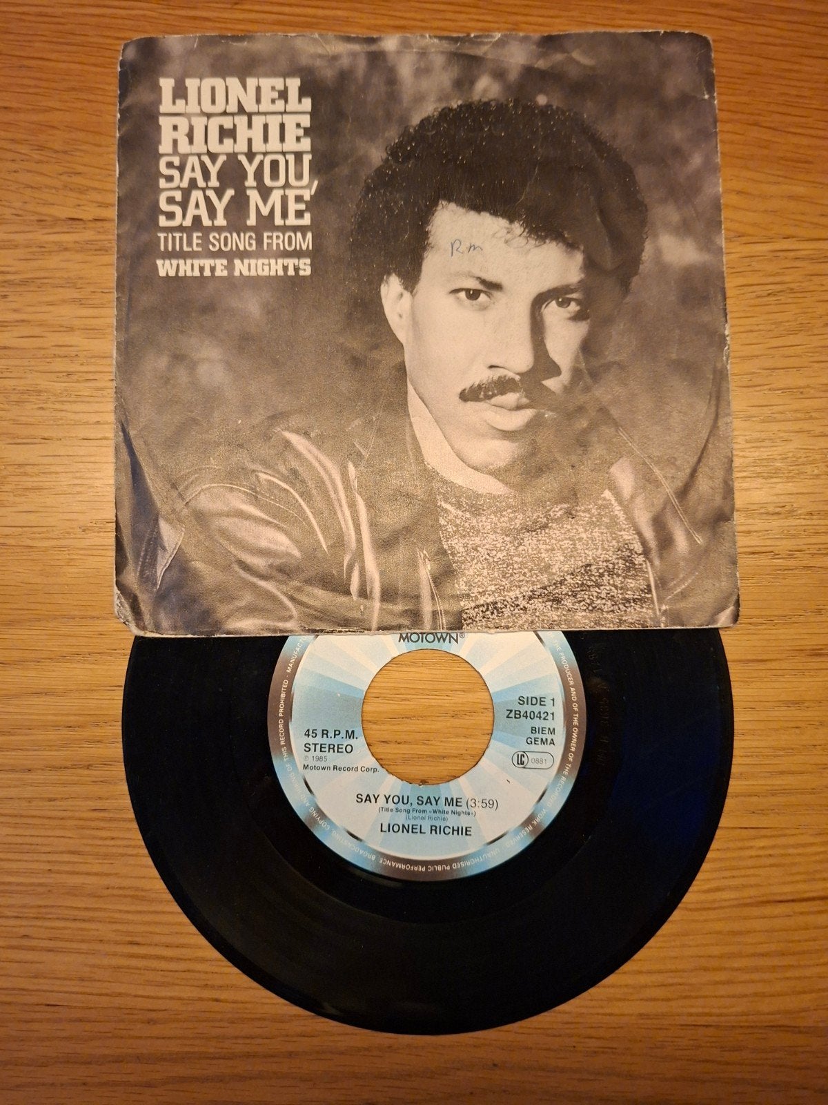 Lionel Richie - Say You, Say Me (7 inch vinyl single), Gebruikt, 7 inch, Ophalen of Verzenden, Pop