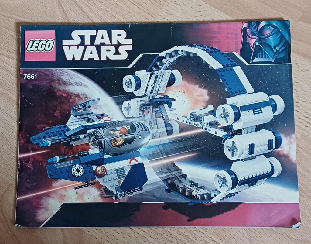 Star Wars lego 7661, Jedi Starfighter met Hyperdrive Booster, Ophalen of Verzenden