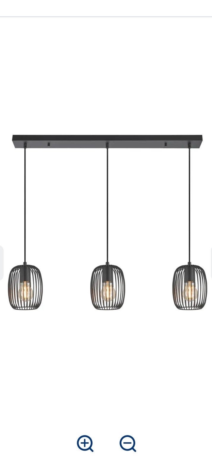 Zo goed als nieuwe hanglamp met doos, Ophalen of Verzenden, Zo goed als nieuw, Metaal, E27 (groot)