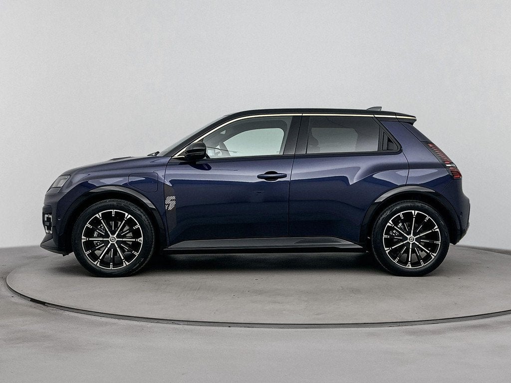 Renault 5 Comfort Range Iconic Cinq 52 kWh 150PK | Google Na, Auto's, Renault, Stof, Blauw, 31 min, Origineel Nederlands
