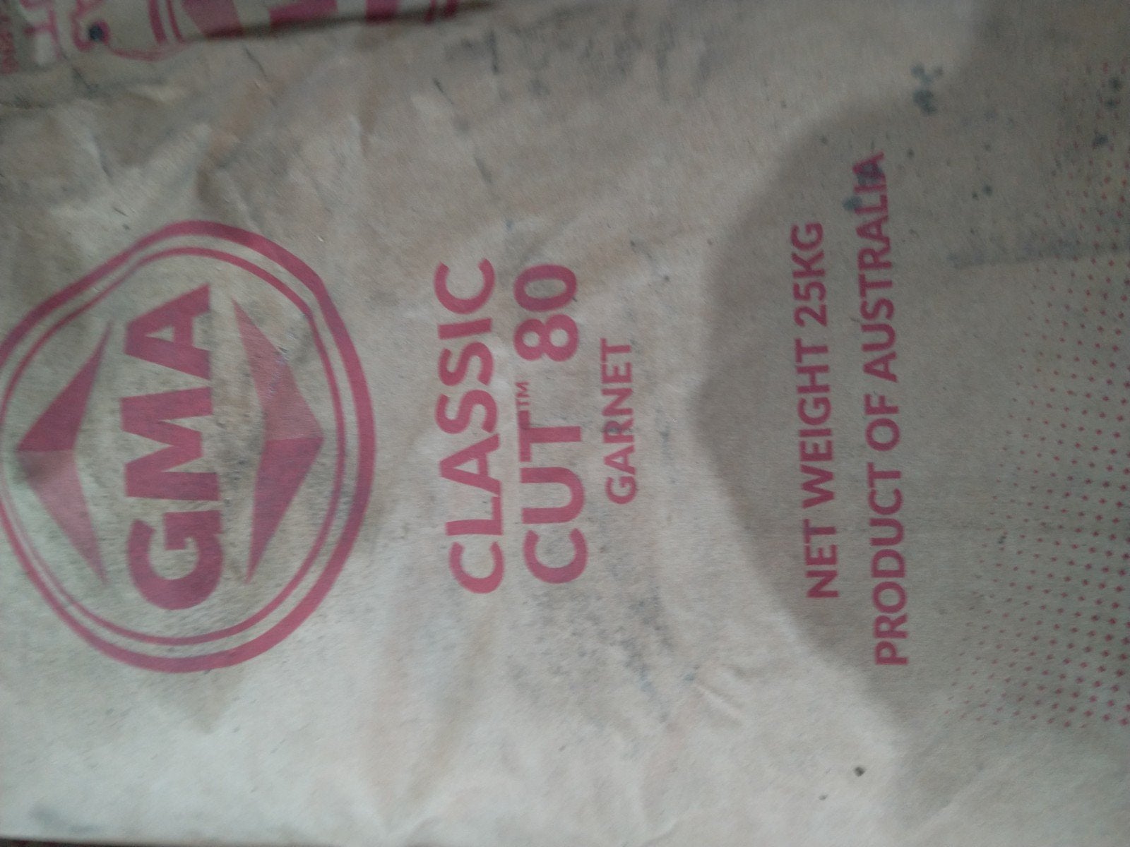 watersnijder zand 500 kg GMA, Ophalen, Nieuw