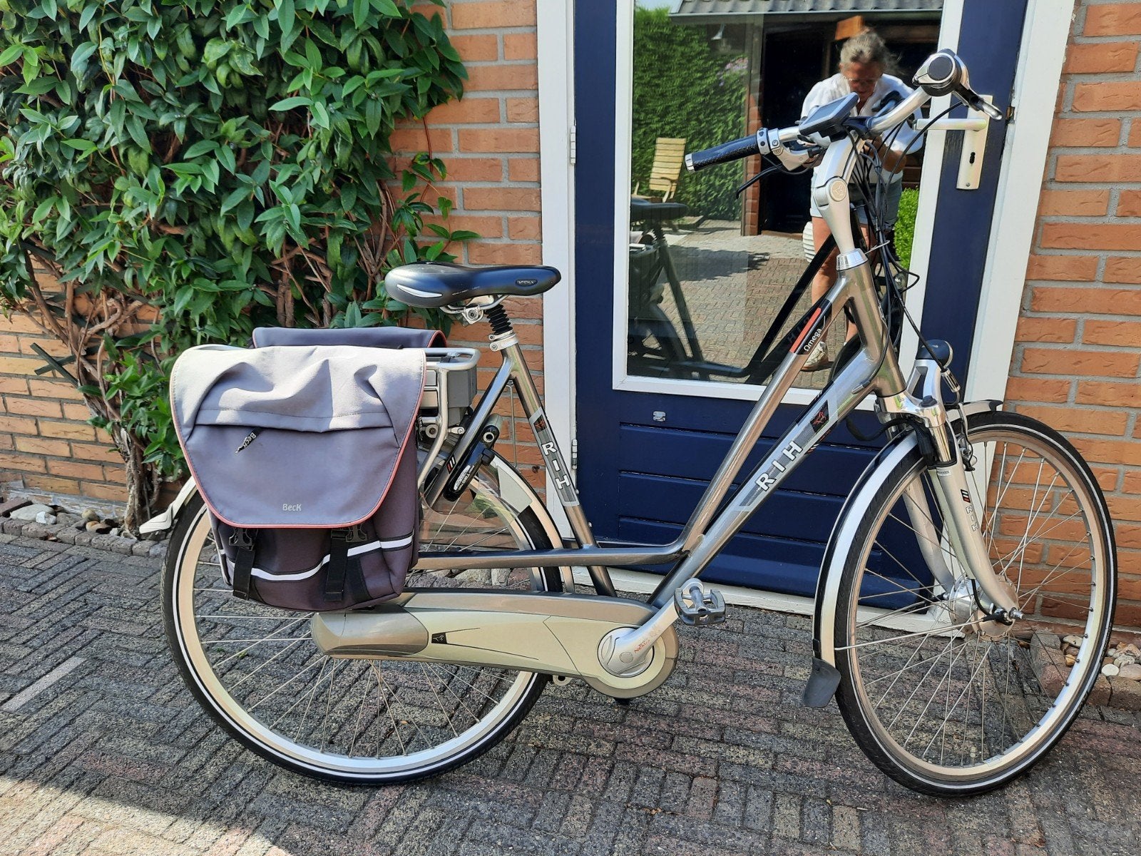 RIH Omega elektrische fiets, frame 58 cm, 12883 km, Fietsen en Brommers, Elektrische fietsen, Minder dan 30 km per accu, Gebruikt