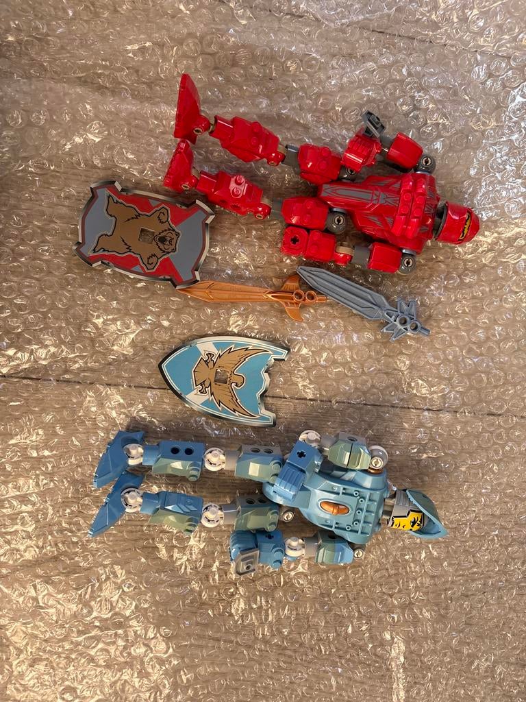 LEGO Knights' Kingdom II figuren Jayko en Santis, Ophalen of Verzenden, Gebruikt, Losse stenen, Lego