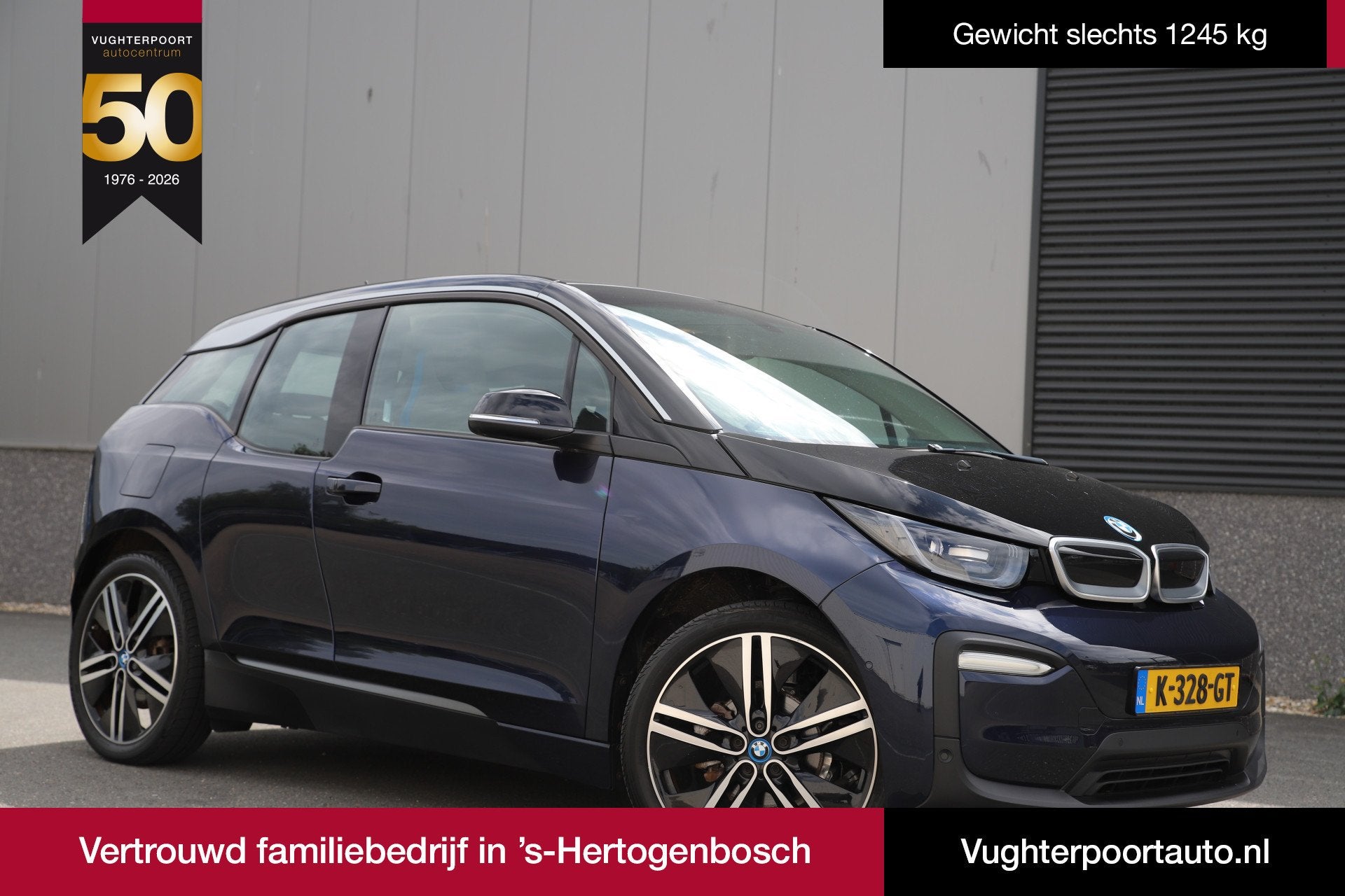BMW i3 Executive 120Ah 42 kWh/Navi-Pro/Carplay/*14.000km*/Ca, Auto's, Automaat, Gebruikt, 43 €/maand, Grijs