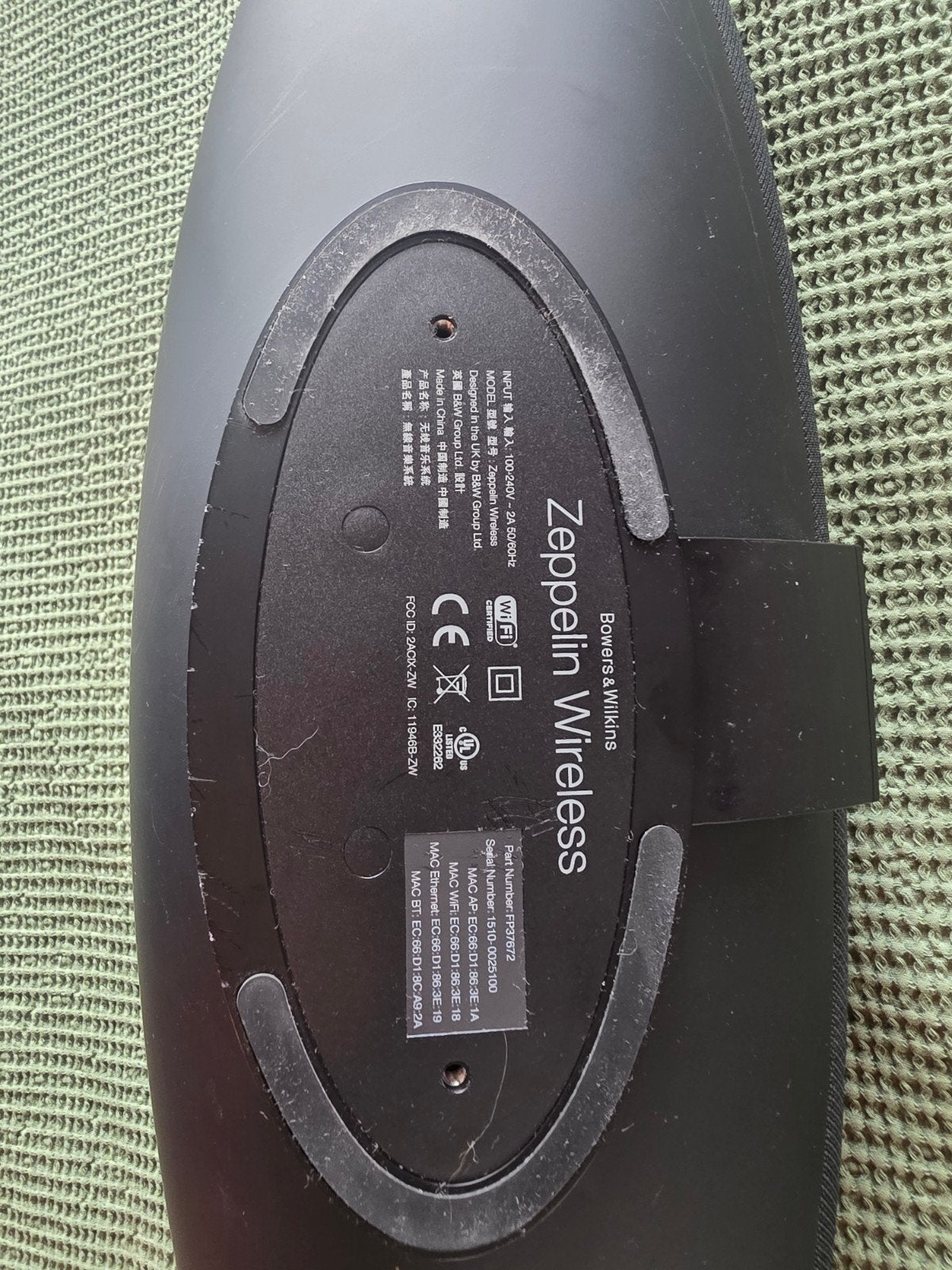 Foto 4 van Bowers & Wilkins Zeppelin Wireless Speaker