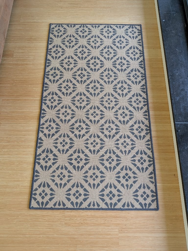 Jute vloerkleed 150x80 cm, Huis en Inrichting, Ophalen, Gebruikt, 50 tot 100 cm, 150 tot 200 cm